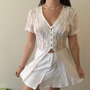 So Sweet Vintage Lace Top